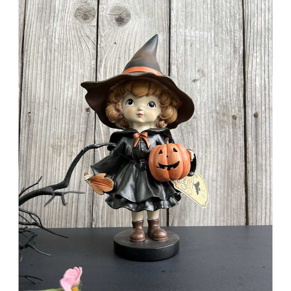 Halloween vintage inspired witch girl New 11 In